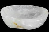 Polished Quartz Bowl - Madagascar #183647-1
